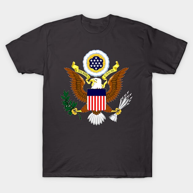 Seal of the United States T-Shirt by Spacestuffplus